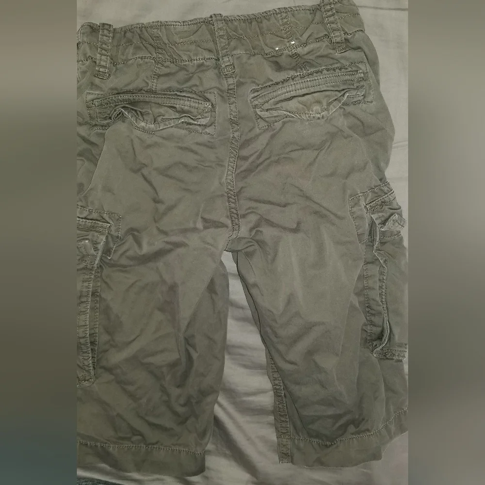 Boys Gap Kids Size 10 Slim Extra Long Cargo Shorts. Adjustable Waistline